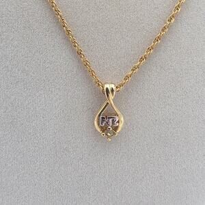 Nina Ricci Tear Drop Necklace